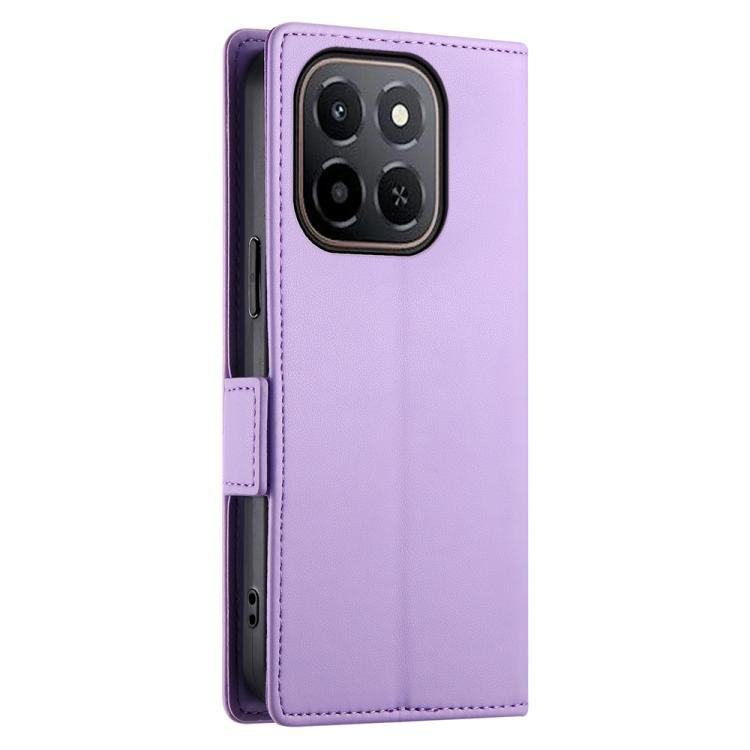 For Honor X6c 4G / X5b / X5b Plus Side Buckle Magnetic Frosted Leather Phone Case
