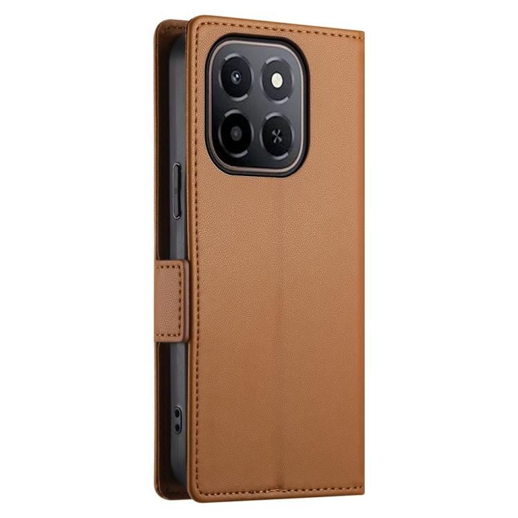 For Honor X6c 4G / X5b / X5b Plus Side Buckle Magnetic Frosted Leather Phone Case