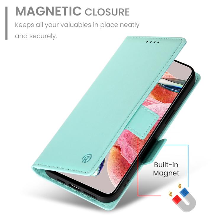 For Honor X5c Plus Side Buckle Magnetic Frosted Leather Phone Case