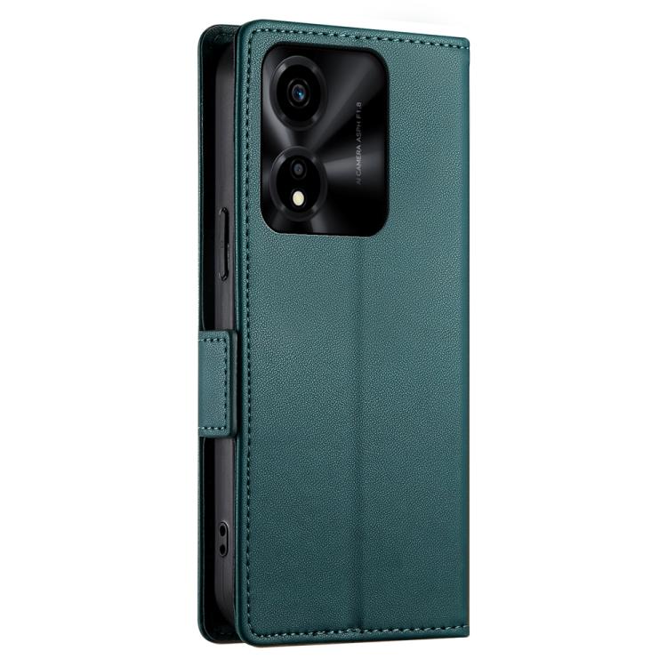 For Honor X5c Plus Side Buckle Magnetic Frosted Leather Phone Case