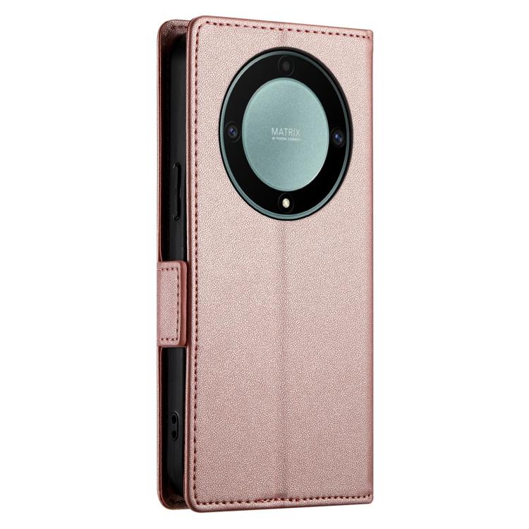 For Honor X9d 5G / X70 5G Side Buckle Magnetic Frosted Leather Phone Case