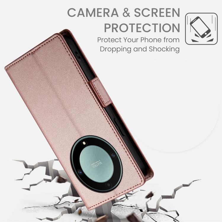 For Honor X9d 5G / X70 5G Side Buckle Magnetic Frosted Leather Phone Case
