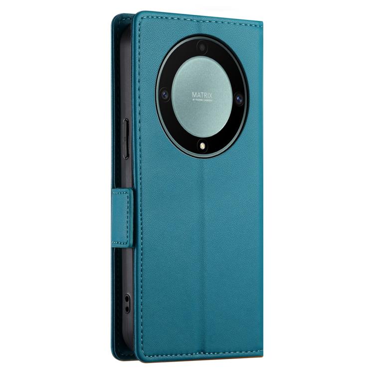 For Honor X9d 5G / X70 5G Side Buckle Magnetic Frosted Leather Phone Case