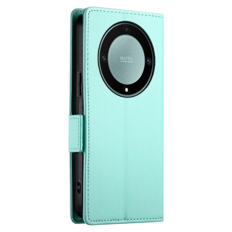 For Honor X9d 5G / X70 5G Side Buckle Magnetic Frosted Leather Phone Case