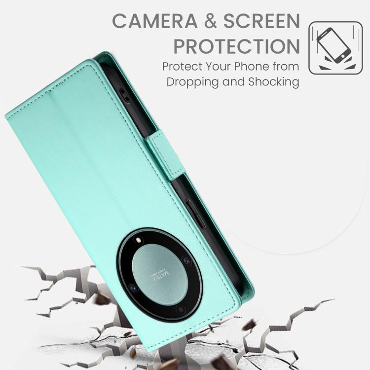 For Honor X9d 5G / X70 5G Side Buckle Magnetic Frosted Leather Phone Case