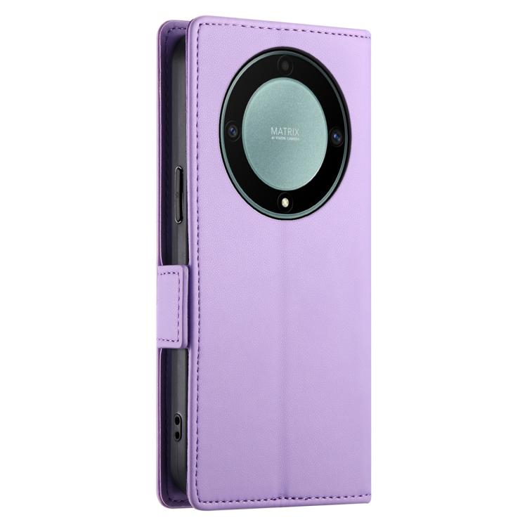 For Honor X9d 5G / X70 5G Side Buckle Magnetic Frosted Leather Phone Case