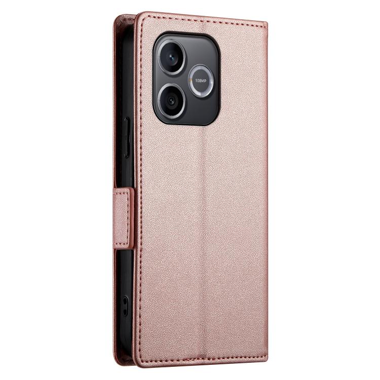 For Honor 600 Lite Global Side Buckle Magnetic Frosted Leather Phone Case