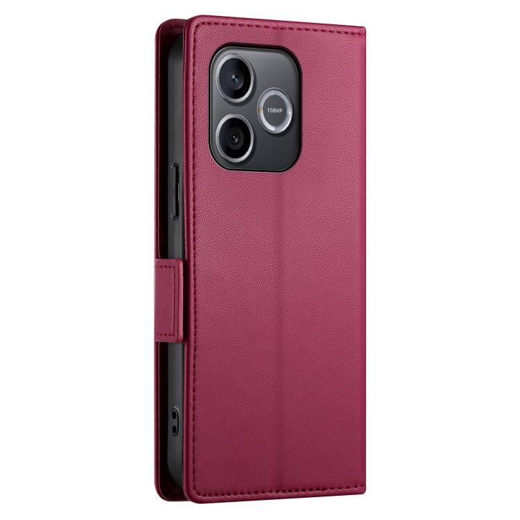 For Honor 600 Lite Global Side Buckle Magnetic Frosted Leather Phone Case