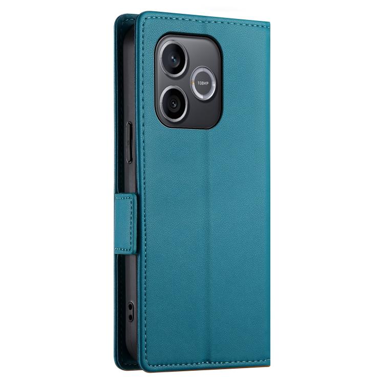 For Honor 600 Lite Global Side Buckle Magnetic Frosted Leather Phone Case