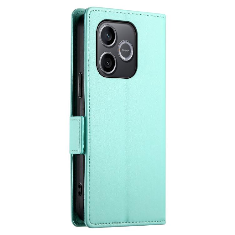 For Honor 600 Lite Global Side Buckle Magnetic Frosted Leather Phone Case