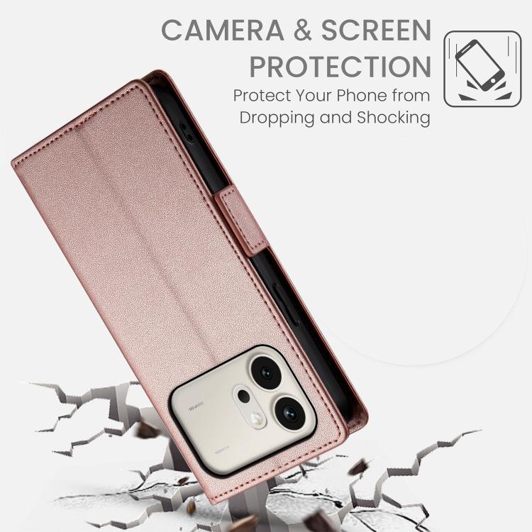 For Honor 600 Global / 600 Pro Global Side Buckle Magnetic Frosted Leather Phone Case
