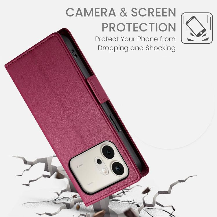 For Honor 600 Global / 600 Pro Global Side Buckle Magnetic Frosted Leather Phone Case