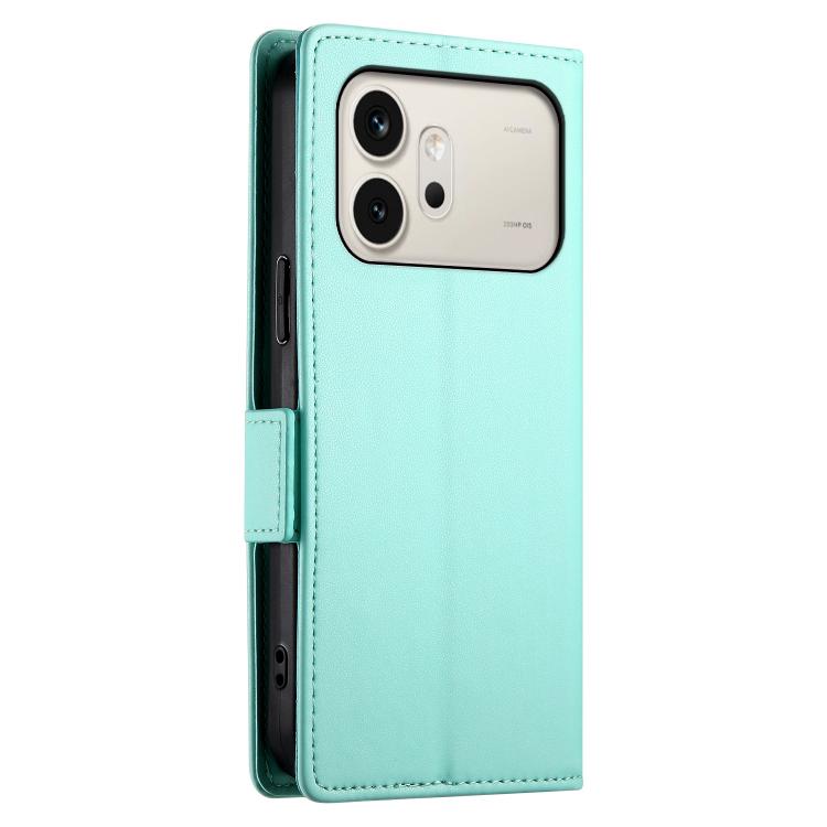 For Honor 600 Global / 600 Pro Global Side Buckle Magnetic Frosted Leather Phone Case