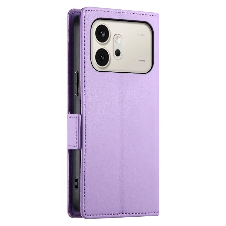 For Honor 600 Global / 600 Pro Global Side Buckle Magnetic Frosted Leather Phone Case