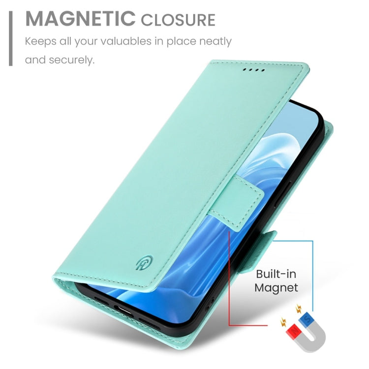 For Samsung Galaxy M35 Side Buckle Magnetic Frosted Leather Phone Case