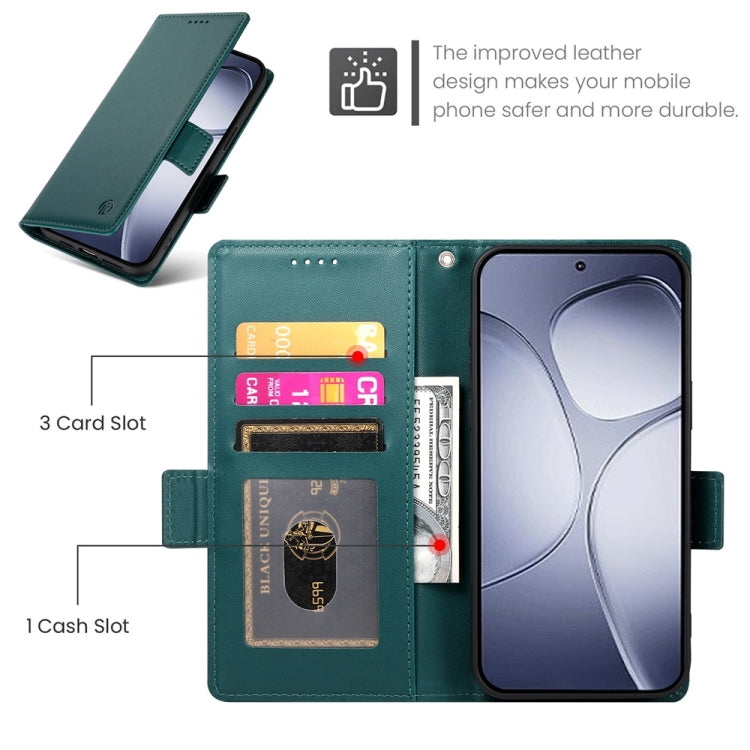 For Redmi K70 Ultra Side Buckle Magnetic Frosted Leather Phone Case