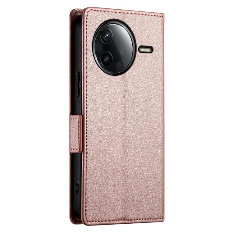 For Redmi K80 / K80 Pro Side Buckle Magnetic Frosted Leather Phone Case