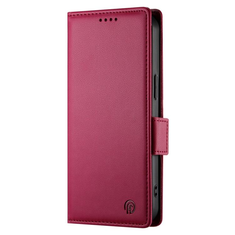 For Redmi K80 / K80 Pro Side Buckle Magnetic Frosted Leather Phone Case