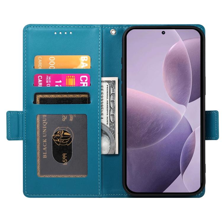 For Redmi K80 / K80 Pro Side Buckle Magnetic Frosted Leather Phone Case