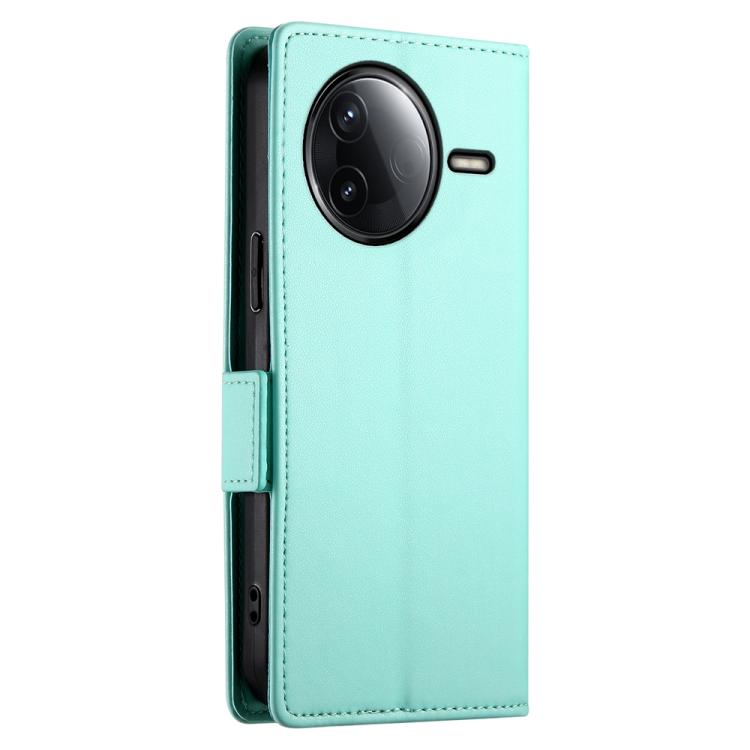 For Redmi K80 / K80 Pro Side Buckle Magnetic Frosted Leather Phone Case
