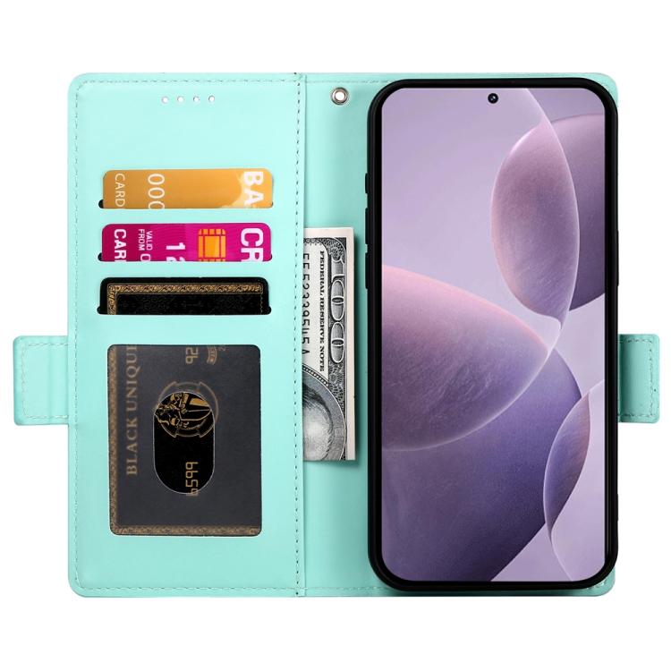 For Redmi K80 / K80 Pro Side Buckle Magnetic Frosted Leather Phone Case
