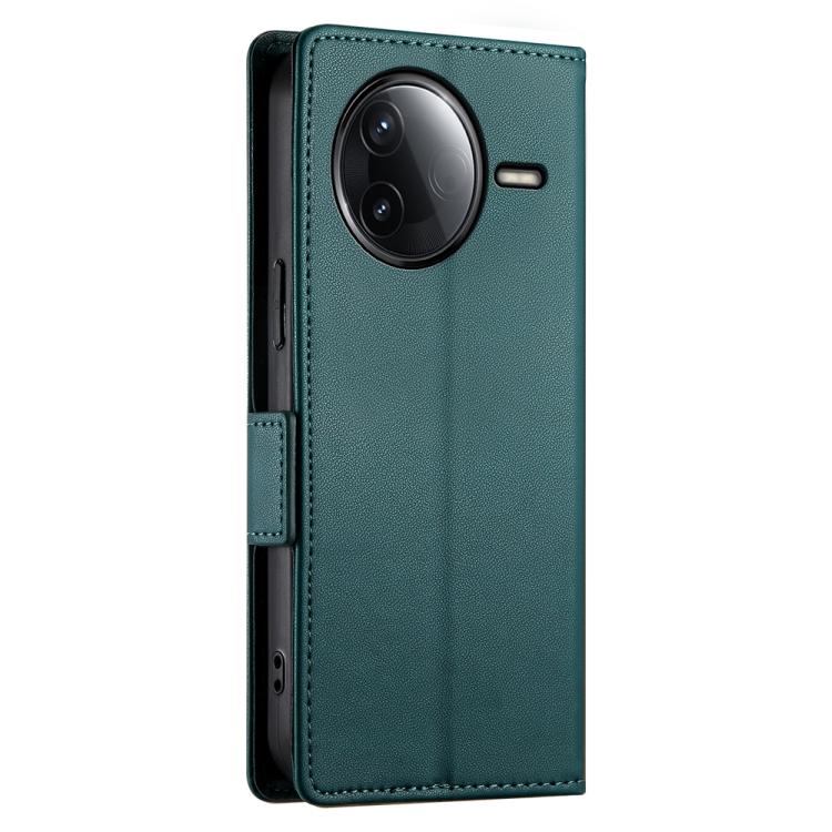 For Redmi K80 / K80 Pro Side Buckle Magnetic Frosted Leather Phone Case
