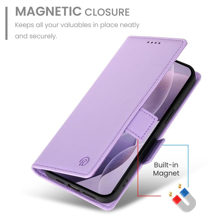 For Redmi K80 / K80 Pro Side Buckle Magnetic Frosted Leather Phone Case