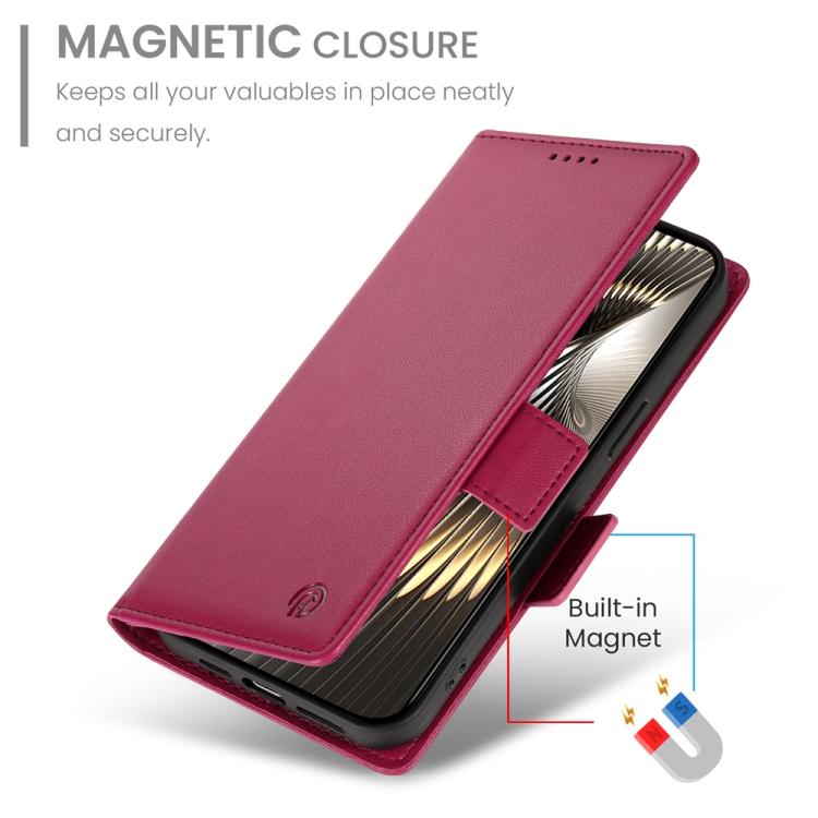 For Redmi  Turbo 4 Pro / Xiaomi Poco F7 Side Buckle Magnetic Frosted Leather Phone Case