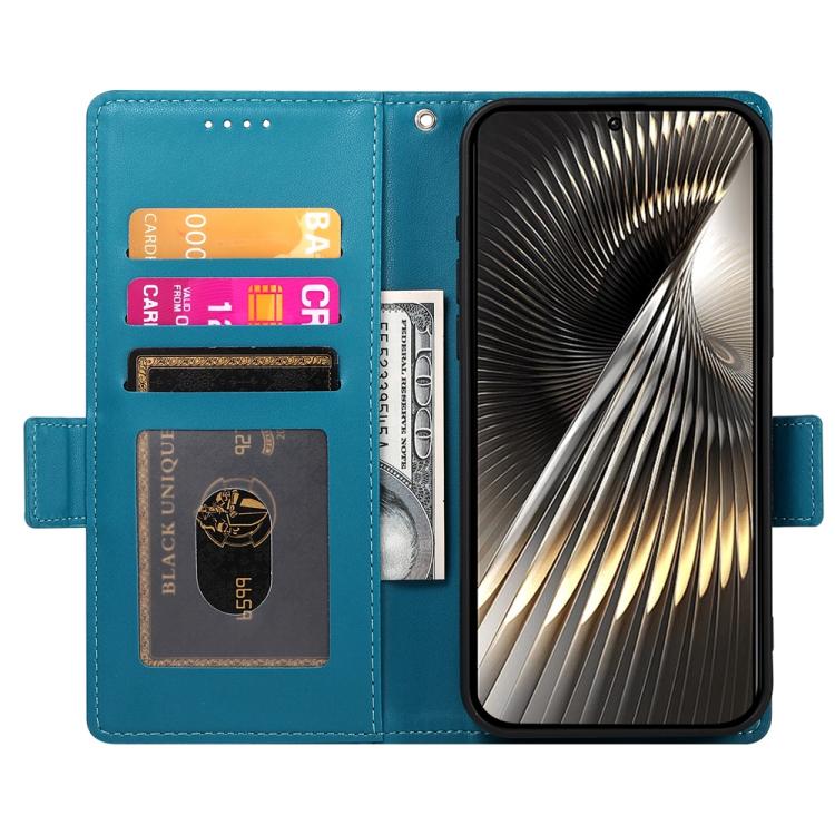 For Redmi  Turbo 4 Pro / Xiaomi Poco F7 Side Buckle Magnetic Frosted Leather Phone Case