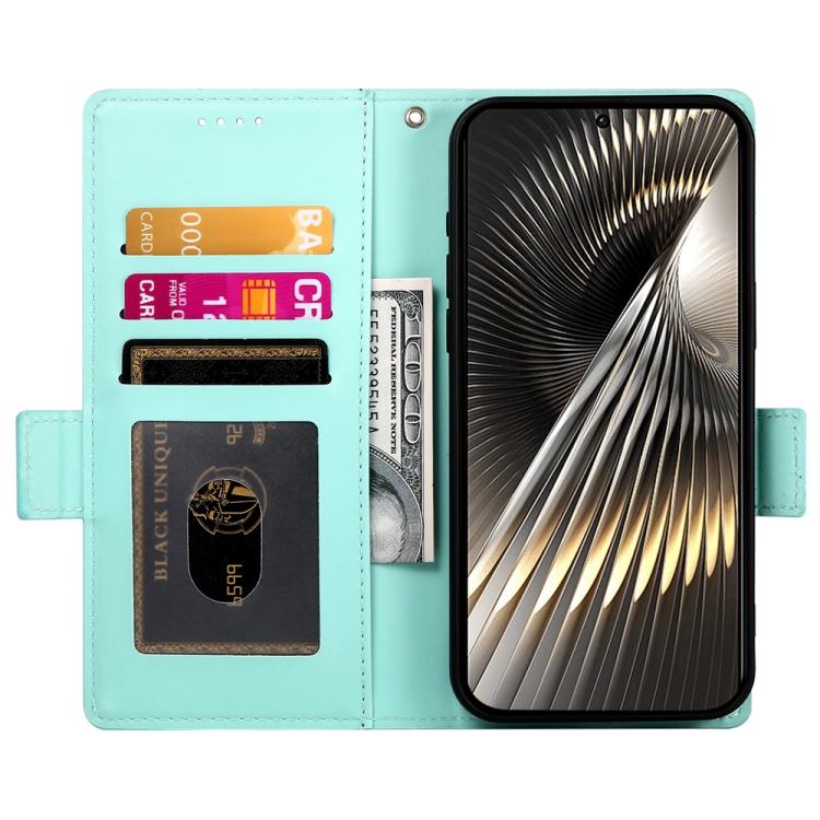 For Redmi  Turbo 4 Pro / Xiaomi Poco F7 Side Buckle Magnetic Frosted Leather Phone Case