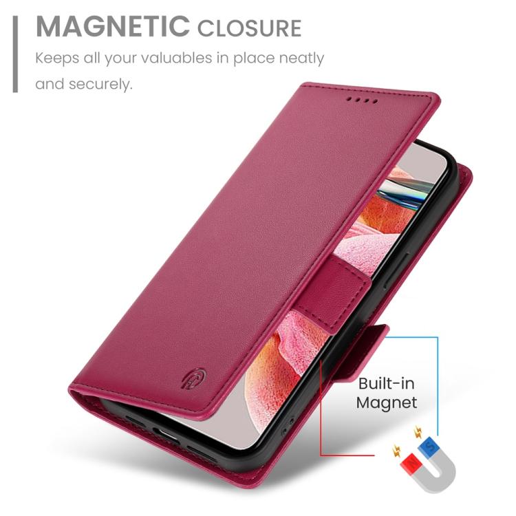 For Redmi 15 5G Global / 15 4G SEA 169.5mm Side Buckle Magnetic Frosted Leather Phone Case