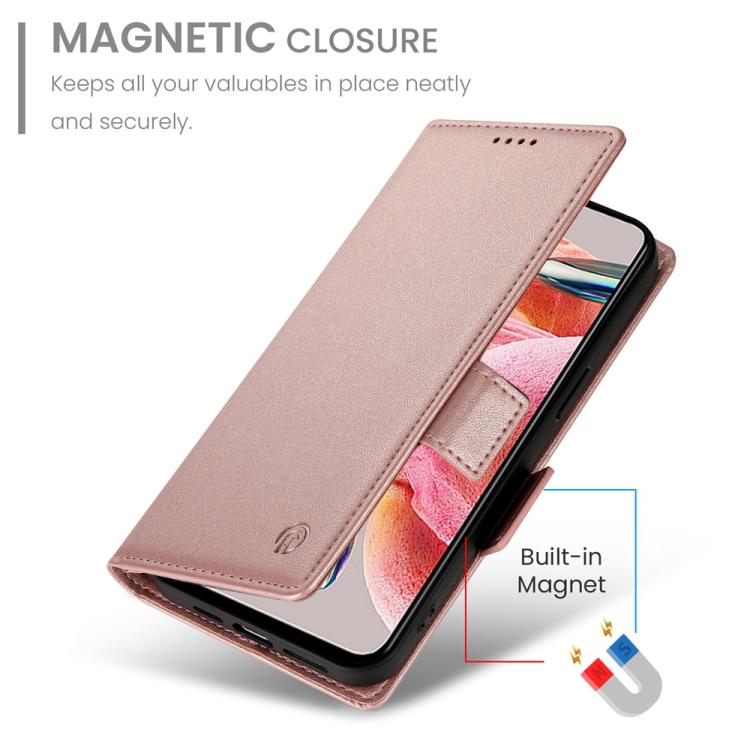 For Redmi 15C Global 171mm / Poco C85 4G Side Buckle Magnetic Frosted Leather Phone Case