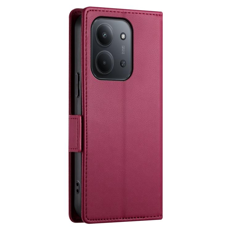 For Redmi 15C EU 173mm / Poco C85 5G Side Buckle Magnetic Frosted Leather Phone Case