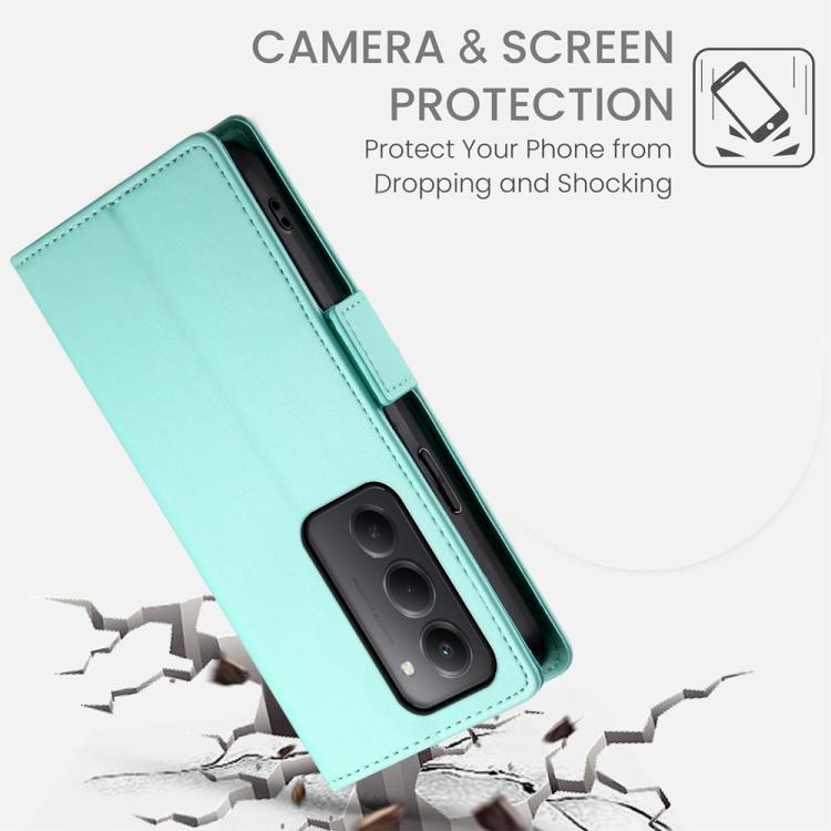 For Redmi 15 5G / 4G EU 171mm Side Buckle Magnetic Frosted Leather Phone Case