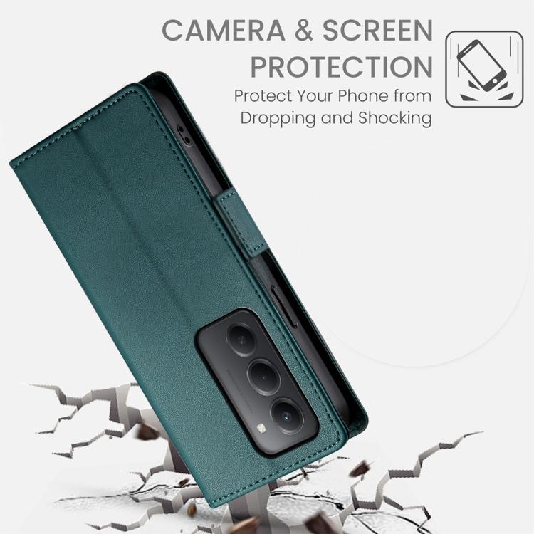 For Redmi 15 5G / 4G EU 171mm Side Buckle Magnetic Frosted Leather Phone Case