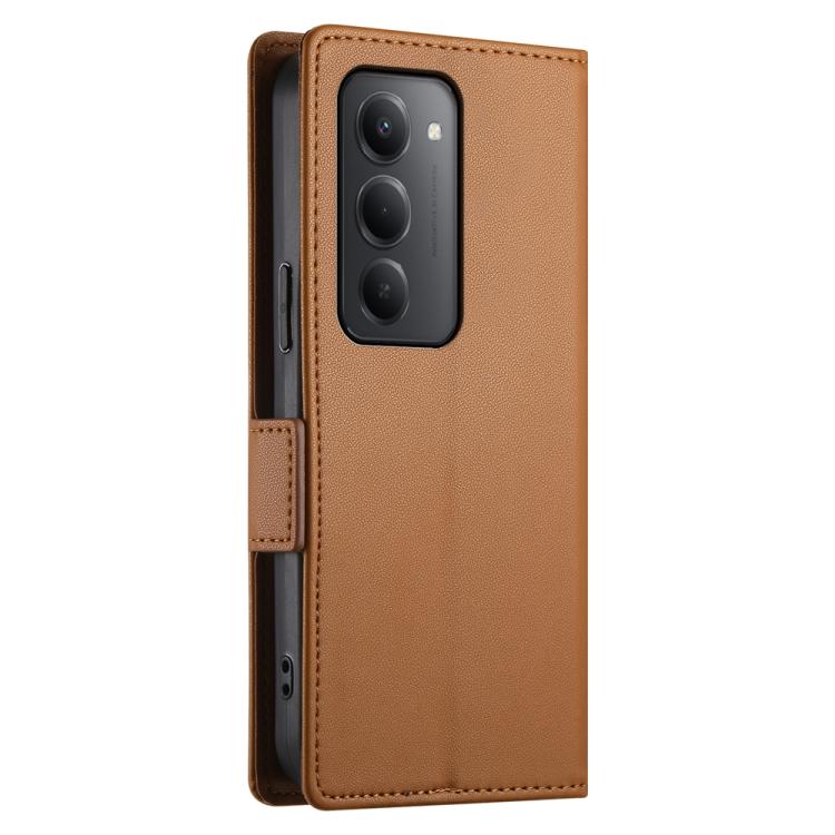 For Redmi 15 5G / 4G EU 171mm Side Buckle Magnetic Frosted Leather Phone Case