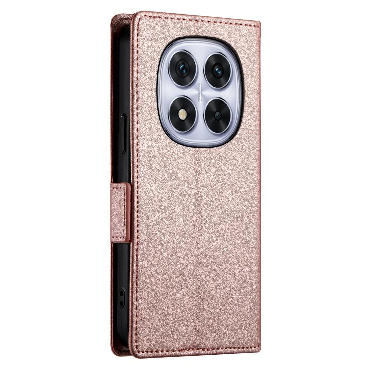 For Redmi Note 15 Pro+ 163.3mm / Poco M8 Pro Side Buckle Magnetic Frosted Leather Phone Case