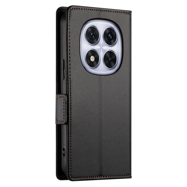 For Redmi Note 15 Pro+ 163.3mm / Poco M8 Pro Side Buckle Magnetic Frosted Leather Phone Case