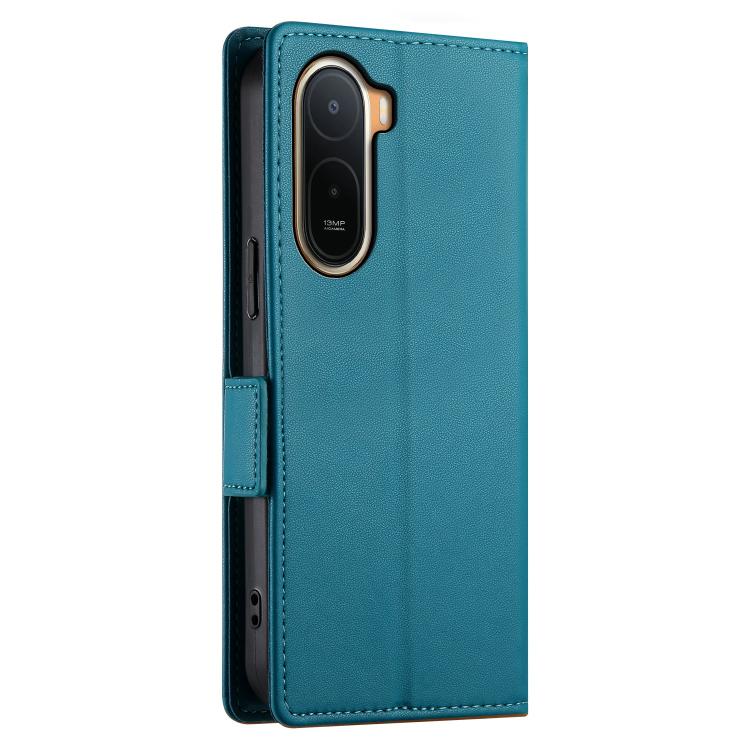 For Redmi A7 Pro 171mm / Poco C85x 5G Side Buckle Magnetic Frosted Leather Phone Case