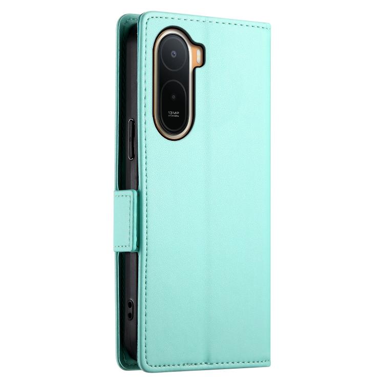For Redmi A7 Pro 171mm / Poco C85x 5G Side Buckle Magnetic Frosted Leather Phone Case