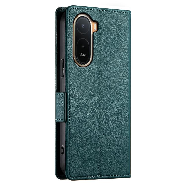 For Redmi A7 Pro 171mm / Poco C85x 5G Side Buckle Magnetic Frosted Leather Phone Case