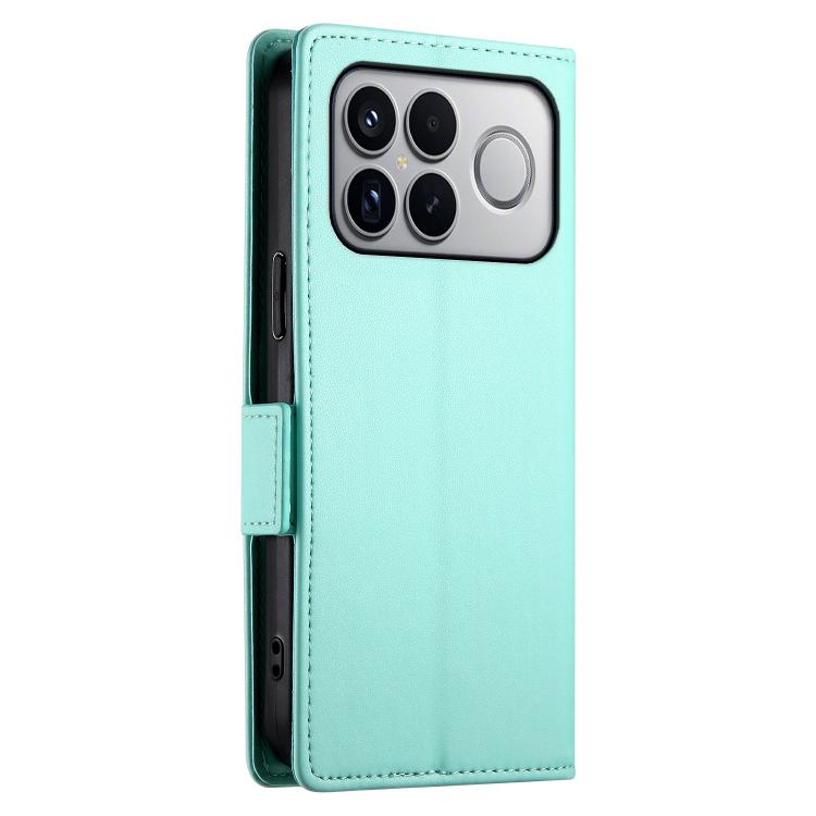 For Redmi K90 Pro Max / Poco F8 Ultra 5G Side Buckle Magnetic Frosted Leather Phone Case