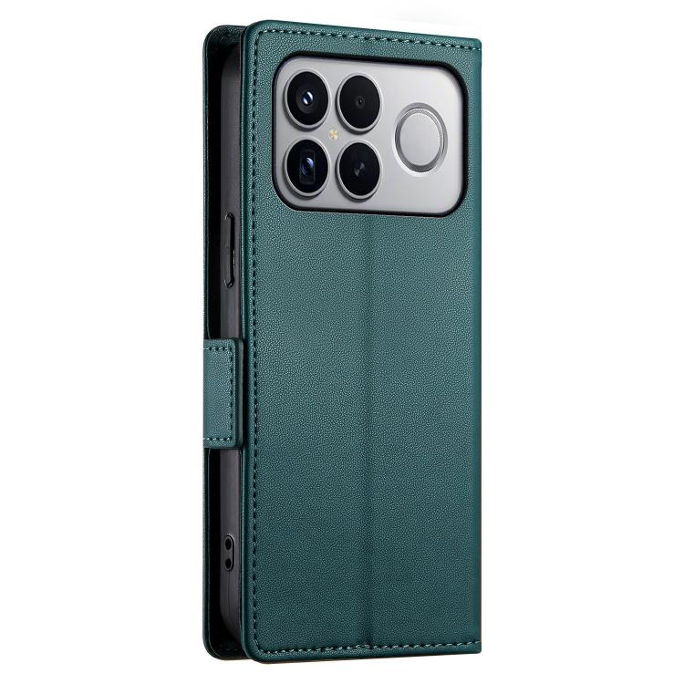 For Redmi K90 Pro Max / Poco F8 Ultra 5G Side Buckle Magnetic Frosted Leather Phone Case
