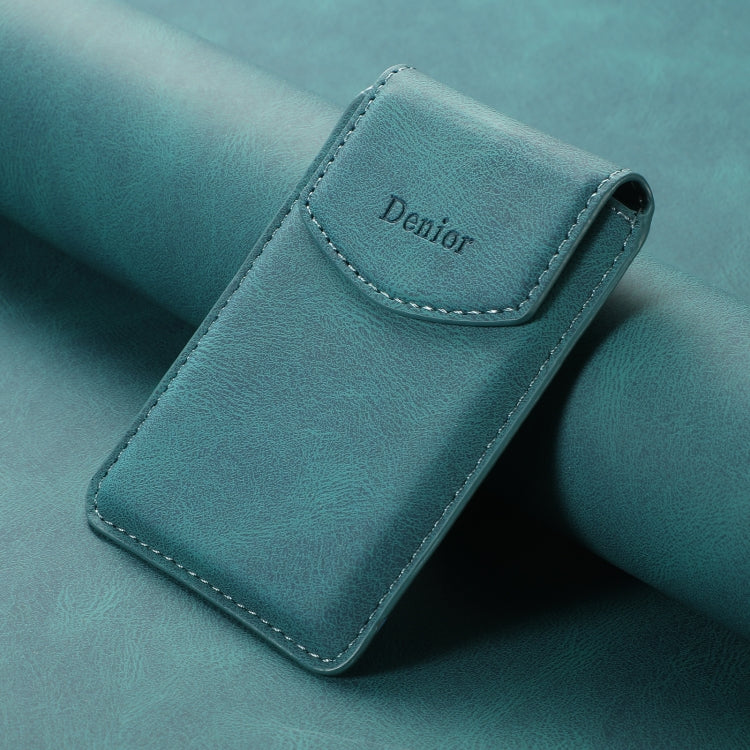 Denior V12 MagSafe Magnetic Phone PU Card Sleeve