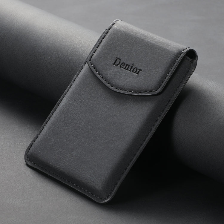 Denior V12 MagSafe Magnetic Phone PU Card Sleeve
