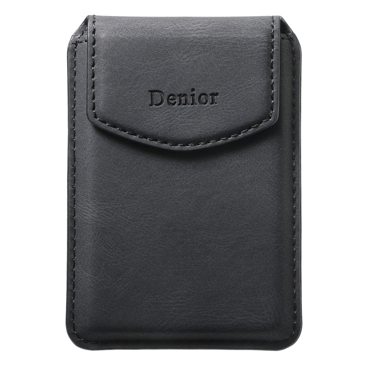 Denior V12 MagSafe Magnetic Phone PU Card Sleeve