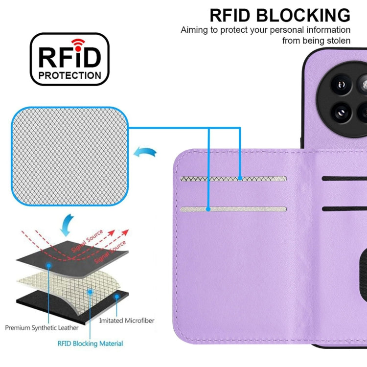 For Xiaomi Civi 4 Pro Rhombic Texture Card Bag RFID Phone Case with Long Lanyard