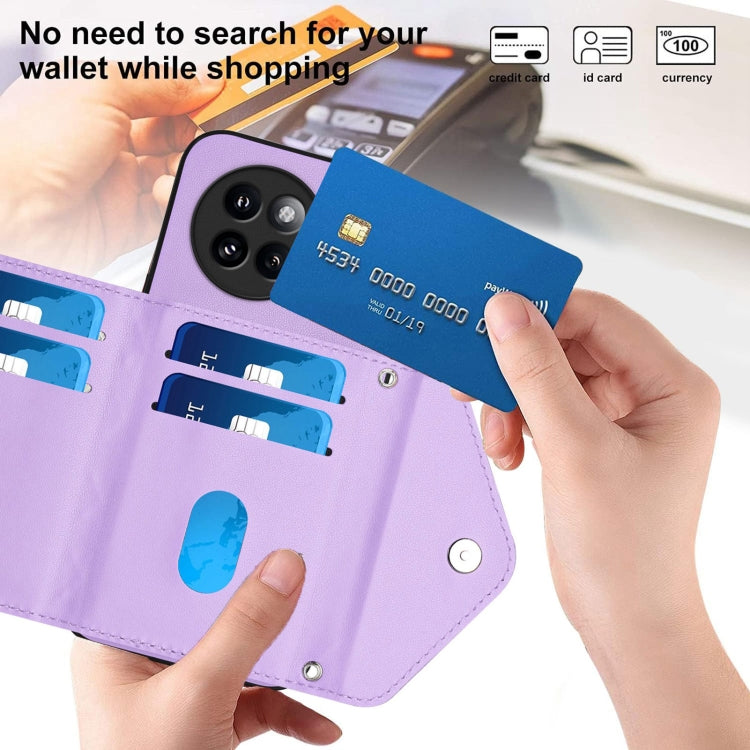 For Xiaomi Civi 4 Pro Rhombic Texture Card Bag RFID Phone Case with Long Lanyard