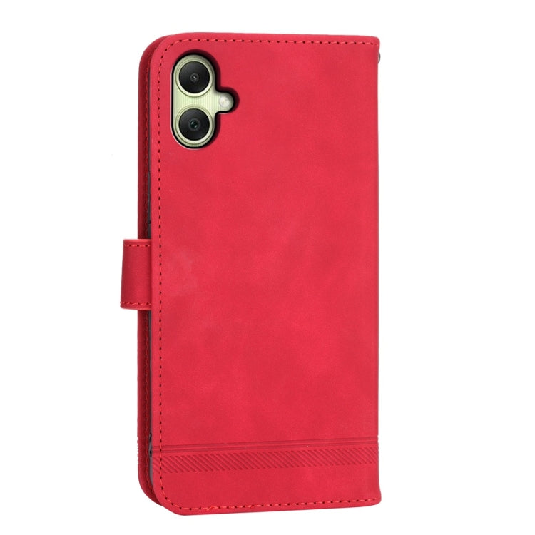 For Samsung Galaxy A06 4G / 5G / A07 4G Dierfeng Dream Line TPU Hybrid PU Leather Phone Case