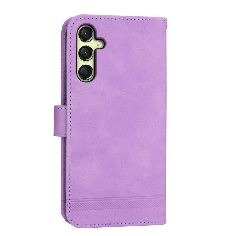 For Samsung Galaxy A26 5G / A16 / A17 4G Dierfeng Dream Line TPU Hybrid PU Leather Phone Case